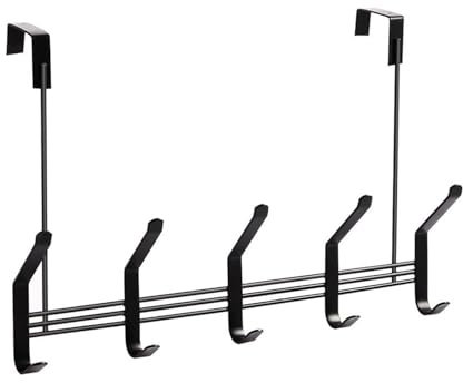 DEMCAY Wandgarderobe, Türaufhänger, Kleiderständer, Kleiderständer, Aufhänger an der Tür, Mehrzweckhaken for Küche, Hut, Taschen, Halter, Wandhandtuchregal for Badezimmer, Hutablage, Garderobe