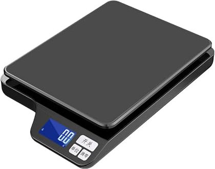 KUBEI Grande formato Bilancia da cucina Ricarica USB digitale Bilancia 5kg/0.1g Bilancia Alimentare piatto in acciaio inossidabile, Funzione Tare Spegnimento Automatico Facile e da Usare