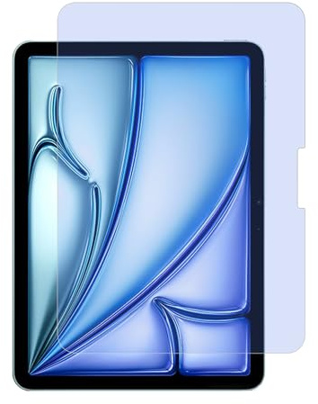 FiiMoo Anti-Blaulicht Displayschutz Folie Kompatibel mit iPad Air 11 Zoll 2024, Schutzfolie, Displayschutzfolie, Augenpflege, Augenermüdung Lindern [Blockiert übermäßiges Schädliches Blaues Licht&UV]