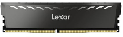Lexar THOR DDR4 RAM 8GB 3200MHz, DRAM 288-Pin UDIMM Desktop Memory, CL16 Högpresterande Datorminne för Intel XMP 2.0, Internminne för PC/Dator, CL16-20-20-40, 1,35V LD4BU008G-R32000, THOR 3200 MHz