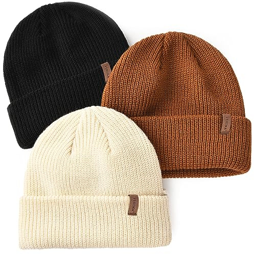 FURTALK Baby Hat Beanies Boys Girls Toddler Kids Winter Hat Beanie Children Knit Warm Caps 3 Pack