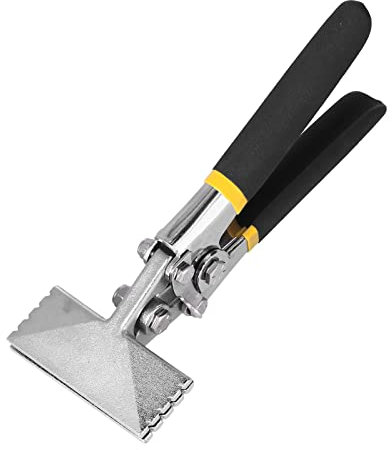 Pinza per Piegare la Lamiera, Pinza per Aggraffatrice Manuale Pinza per Piegare, Piegare e Appiattire il Metallo in Acciaio Legato Al Cromo Vanadio (Pinza piegatubi 80MM