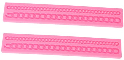 Cabilock Molde de Silicona para Chocolate y Fondant, Juego de 2 Piezas, Fácil de Limpiar y Antiadherente, Adecuado para Elaboración de Pasteles y Repostería Creativa
