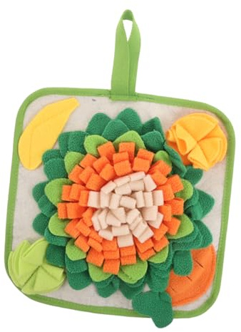Milisten Futtermatte Für Kaninchen: Schnüffelmatte Für Kleintiere Für Kaninchen Und Hamster – Waschbares Futterspielzeug – Langsames Futterdesign Für Indoor-Training Und