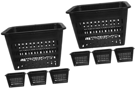 Toyvian 2 Ensembles Paniers De Plantation Plastiques Réutilisables Pots pour Culture Hydroponique pour Plantes 4 Pièces * 2