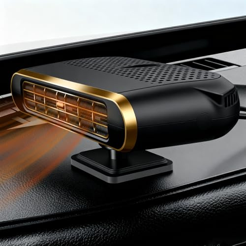 12V Portable Heating & Cooling Car Heater WIth Rotation Stand Holder