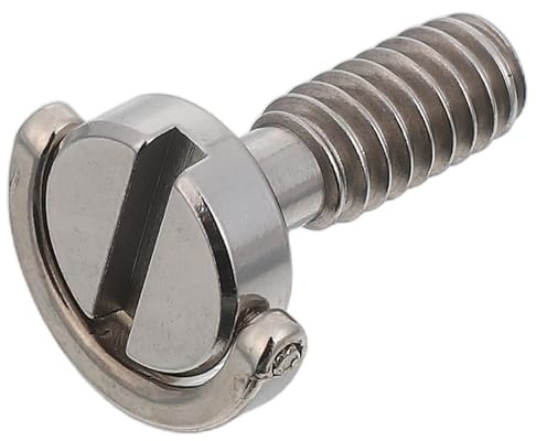 LOORGVEL Vite per Fotocamera Anello a d 1/4 in Acciaio Inossidabile Vite di Montaggio per Treppiede Sgancio Rapido Supporto per Attrezzatura Fotografica Professionale e Amatoriale