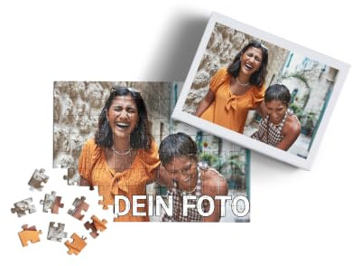 Pixum Fotopuzzle mit eigenem Foto, personalisiertes Geschenk, 100 Teile | Selbst gestalten, hochwertige Druckqualität, Fotogeschenk für Erwachsene und Kinder
