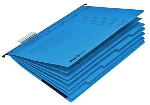 Original Falken Projekthefter und Personalhefter UniReg. Made in Germany. Aus Recycling-Karton für DIN A4 kaufmännische Heftung blau Blauer Engel Personalakte Personalmappe