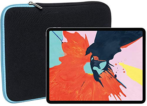 Slabo Tablet Tasche Schutzhülle für iPad Pro 11 (2018) Hülle Etui Case Phablet aus Neopren – TÜRKIS/SCHWARZ