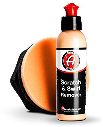 Adam's Polishes Car Scratch & Swirl Remover Hand Correction System | Remove & Restore Paint Transfer, Minor Imperfections, & Oxidation | Paired with Orange Compound Correction Pad Applicator (4oz)