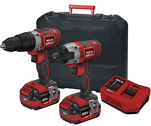 Lumberjack 20V Cordless Hammer Drill & Impact Driver Kit