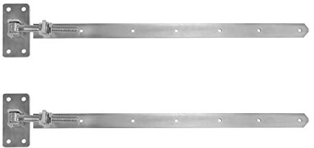 2 x SOTECH Gartentorband M20 (770-870 mm) Edelstahl SS304 verstellbar Gartentorscharnier Konstruktionsscharnier