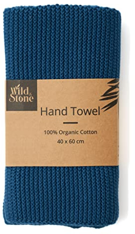 Wild & Stone GOTS Organic Cotton Hand Towel, 40 x 60cm