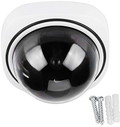 Camera Factice Exterieur, Fausse Camera Surveillance Exterieur, Caméra dôme simulée Surveillance Caméra Factice Fausse Camera Exterieur Camera Fictive Extérieur pour supermarchés, hôtels