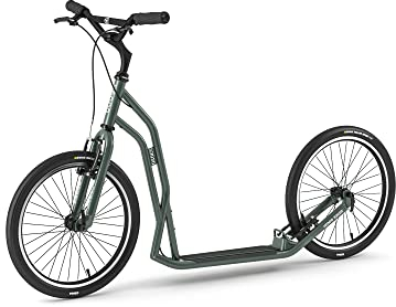 Yedoo S2020 Tretroller - bis 150 kg, Kickscooter mit Luftreifen 20/20 - Roller Scooter für Erwachsene, Dogscooter