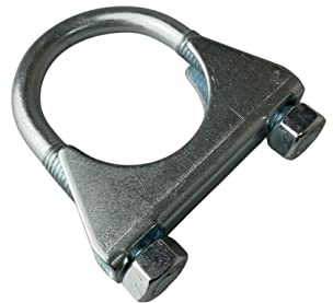 Boltza® 45mm Pince de Serrage Universelle en Style de Siège en Forme de U, Pince de Serrage pour Échappement Robuste avec Écrous x1