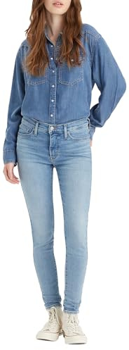Levi's Damen 310 Shaping Super Skinny Jeans, Off Kilter Clean Hem, 29W / 32L