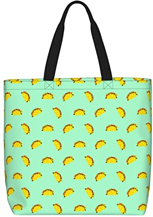 Canvas-Tragetasche mit Sternen im Himmel für Damen, wiederverwendbare Einkaufstüten mit Taschen, Reise-Tragetaschen für Geschäftsreisen, Einkaufen
