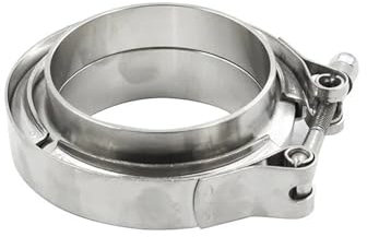 Muzhen Store 2,5 2,75 3 3,5 4 Edelstahl Auto V-Band männlich weiblich Auspuff Flansch V-Band Klemmen V-Band Klemme Kit Clip (Color : 3.5inch)