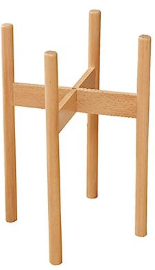 BESPORTBLE Lagerregal Pflanzenständer im Freien Pflanzenregal Holzregale Lagerregale Regalpflanzen regal Blumenstand nordisch Anlage Gestell aus Holz ständer Bambus