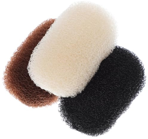 minkissy Haarvolumen-Set Mit 3 Stück - Inklusive Haar-Pads Und Bump-Up-Clips - Werkzeug Für Mehr Volumen - DIY Frisuren-Accessoires - Basis Für Voluminöses Haar