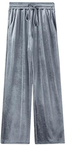 XUEJIANN Fleece Strumpfhose Damen - Fleecehose Damen Warm Sporthose Mädchen Lang Sweatpants Baggy Haushose Baumwolle Freizeithose Warm Violett Thermostrumpfhose Schwarz Softshellhose