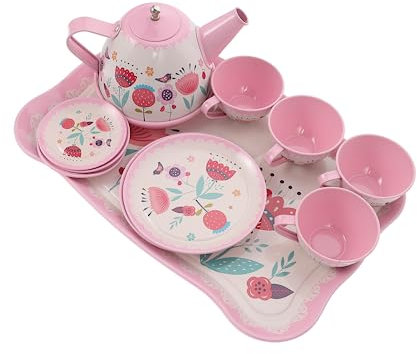 Toyvian Service à Thé pour Fille Théière pour Garçon Fille Ensemble De Jeu Théière