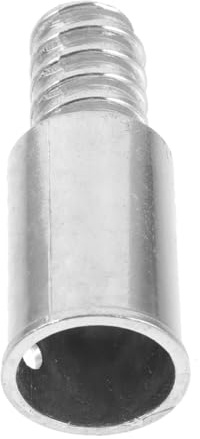 Gewindespitzen Ersatzverlängerungsstangen 19mm Aluminiumlegierung Silber | Niet Design, für Besenstiele und Wischmopp Stangen, Schnelle Montage, Vielseitiger Durchmesser