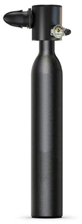 Dykmasker Mini Scuba Diving syrecylinder, 0,5L, 5-10 minuter, Andningsskydd under vatten dykset(Black)