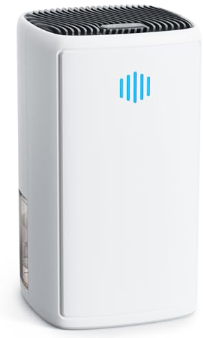 Dehumidifier,TABYIK 38OZ,Small,Quiet, Energy-Saving Dehumidifier with Auto Shut Off, for Bathrooms, Closets, and RVs