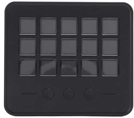 Jiawu Studio Controller, Stream Control Deck with 15 LCD Macro Keys Customizable, Game Operations Stream Keyboard, Trigger Actions on OBS, Works with Mac and PC