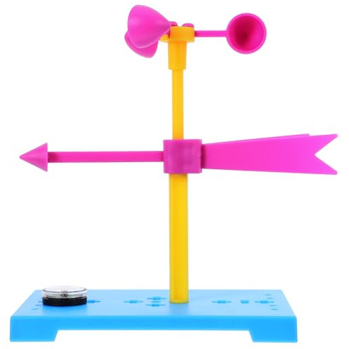 Cabilock Boy Girl Diy Weather Vane Kit Educational Plastic Wind Indicator Model for Stem Learning Enhances Creativity and Skill Development for Classroom Science Experiments