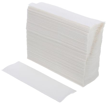 SOIMISS 200 fogli Carta Asciugamani Spessa per Bagno e Cucina Salviette Assorbenti per Hotel e Uso Commerciale per Dispenser Bagno e Pulizia Igienica