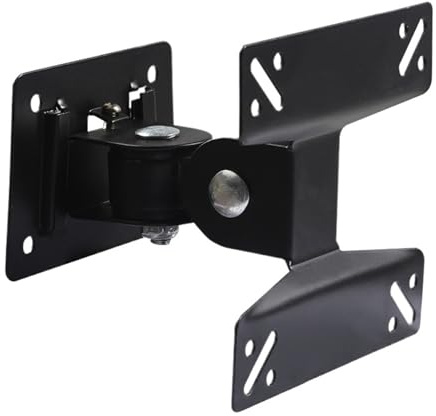 JEQGDLUI Supporto for monitor LED da 14-24 pollici con rotazione e inclinazione di 180 gradi