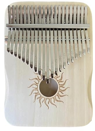 Daumenklavier mit 21 Tasten, Kalimba-Ahorn, 17 Tasten, tragbar für Anfänger (Orginal 21 Tasten)