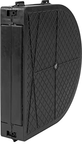 Schellenberg 10229 Maxi Roller Shutter Winder Flush-Mounted up to 10 m Webbing, Hole spacing 18.4 cm Axle Spacer Made of Plastic, Gray, Spaziatura dei fori 18,4 cm