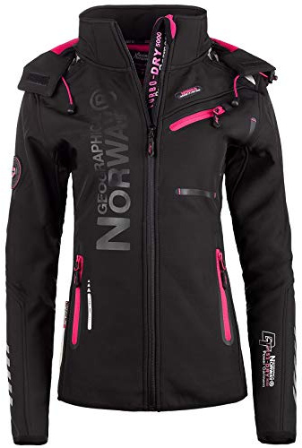 Geographical Norway Chaqueta de ocio Softshell de mujer black L