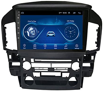 Double Din Android 8.1 Car Stereo with 10.1 inch Car Head Unit Radio GPS Navigation For Lexus RX300 1997-2003 WiFi/BT Tethering Internet Multimedia Player