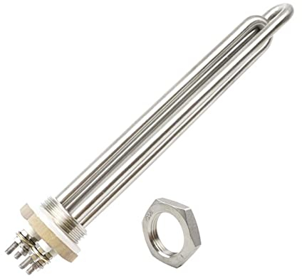 YZ-LIANG whirlpool Dryer Parts Immersion Heater 12v/24v/36v/48v Heating Element Immersion Tubular Water Heater Solar Water Heating Element (Color : Heater nut, Wattage : 12v 600w BSP)
