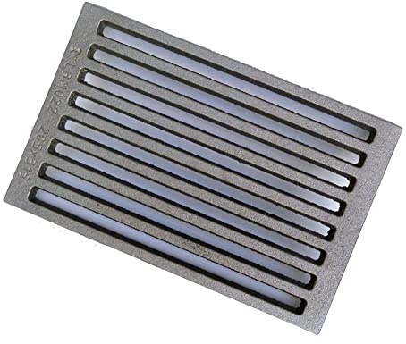 LB Metalmeccanica Griglia ghisa camino misura 20,5x31,5 cm Fondello, Grata, Griglia Areazione, Caduta, Cenere Carbone, e Pellet LB-GC205315 Compatibile EDILKAMIN ITALIANACAMINI