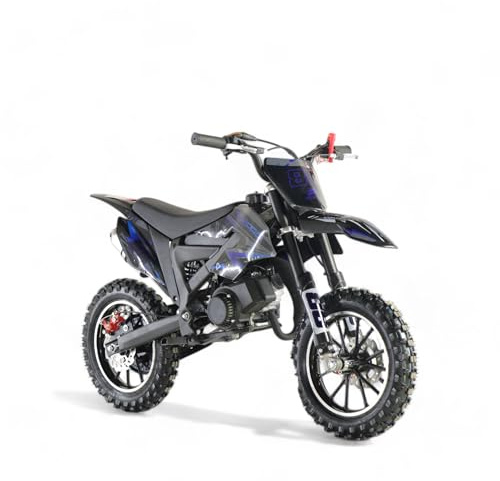 KXD 701A/706A/708A/705A 49cc 2Takt 4Takt Dirt Cross Pocket Enduro Dirtbike Motocrossbike Motocross Motorrad Cross 49ccm Vorderrad (blau, KXD 706A 49ccm 2Takt Pro 88)