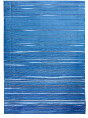 Outdoor Teppich Alvaro modern aus recyceltem Polypropylen 160 x 230 cm | Outdoorteppich, Wetterfest, Modern, Für Terrasse Balkon oder Garten