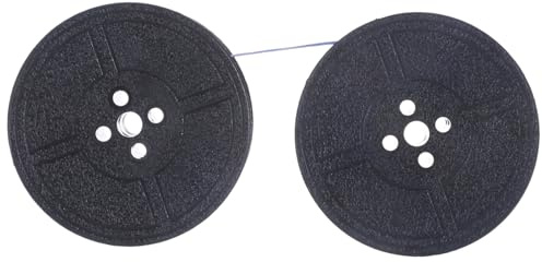 VILLFUL Schreibmaschinen Tintenband aus Nylon Blau für Alte Mechanische | Starke Tintenaufnahme, Langlebige Nutzung, Manuelles Spulenband für Englische Geräte