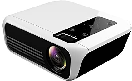Proiettore Full 1080p 4k 5000 lumen Cinema Proyector Beamer compatibile USB AV con regalo (dimensioni: versione schermo sincronizzato) (versione Android a un colore) piccolo regalo