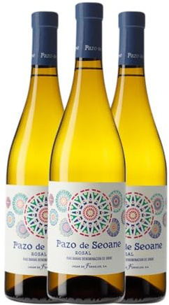 Lagar de Cervera Pazo de Seoane Rosal Rías Baixas 75 cl Vino blanco (Caja de 3 Botellas de 75 cl)