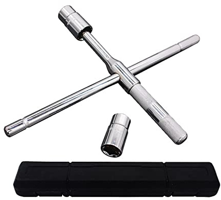 Alta tenacidad para llave cruzada rueda rueda neumático para llave cruzada llave de ahorro de trabajo 17 19 21 23mm para coche multip