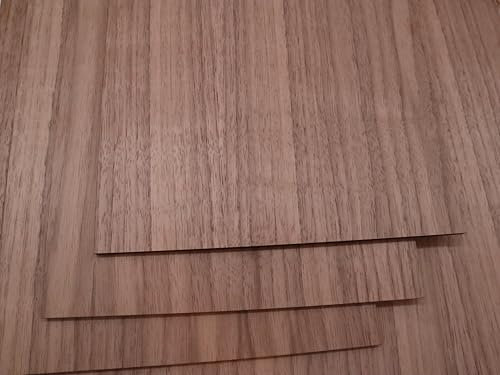 Hochwertiges amerikanisches Nussbaum Sperrholz 5 mm, Perfekt für Laser-, CNC- und Bastelprojekte, 5 mm Stärke für maximale Stabilität, Edles Messerfurnier für präzise und elegante Ergebnisse