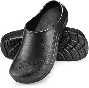 ESTRO Trädgårdsskor Herr Tofflor Dam - Unisex Trädgårdstofflor Clogs Dam Gummi Lätta Sommar Trädgård Clogs Herr CC01 (39, Svart)