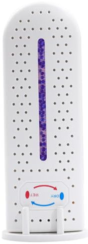 Deumidificatore ricaricabile USB riutilizzabile piccolo deumidificatore senza fili con multi-foro e finestra visiva in piedi eliminatori di umidità portatili con base stabile per assorbire l'umidità